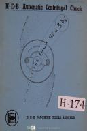 HEB-H Ernault Batignolles-HEB Operating Instructions OP320 Copying Tracer Lathe Manual-OP 320-01